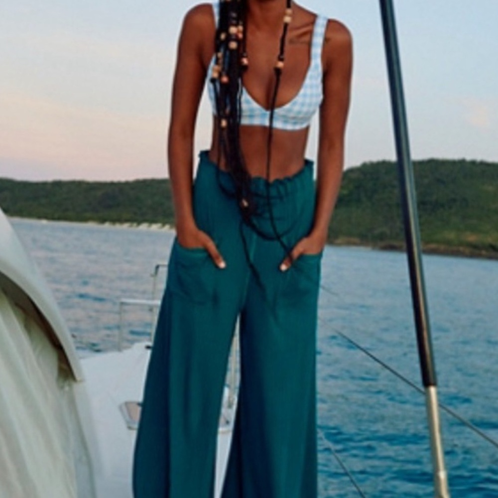 Free People Blissed Out Wide-Leg Pants